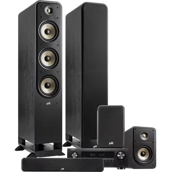 Domácí kino Denon AVR-S670H + Polk ES60/15/35C Domácí kino, DENON Černá