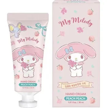 Péče o ruce Measty My Melody zvlhčující krém na ruce s vůní bílé broskve 30 ml
