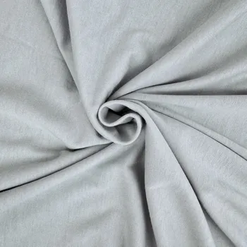 Tričkovina s lycrou Washed 200g - Šedá světlá