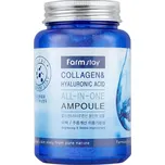 Hydratační ampoule s Kyselinou Hyaluronovou a Kolagenem - Farm Stay All in one Collagen and Hyaluronic acid ampoule