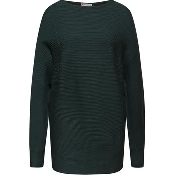 Dámský svetr 729746 - Strukturovaný svetr Street One - pro ženy - vel. 42 - barva: zelená