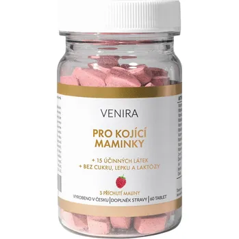 VENIRA Vitamíny pro kojící ženy malina 60 tbl.