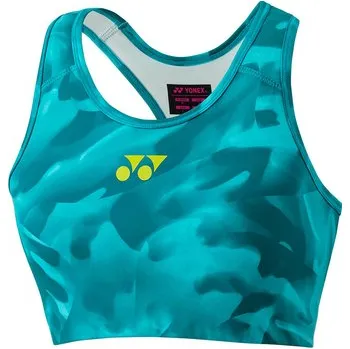 Podprsenka Dámská sportovní podprsenka YONEX YW0049 - modrá, zelená, Velikost M