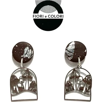 Náušnice Puzety Mushrooms - Fiori e Colori