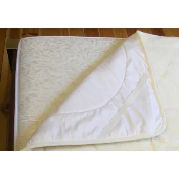 Prostěradlo Vlněná podložka na matraci z Merino + výplň, podšitá mikrovláknem 220 x 200 cm