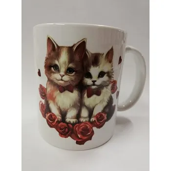 Hrnek s motivem objem 330 ml - Steampunk kočky - č.41