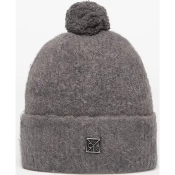 Čepice Čepice Calvin Klein Emblem Brushed Pompo Hat Grey Universal