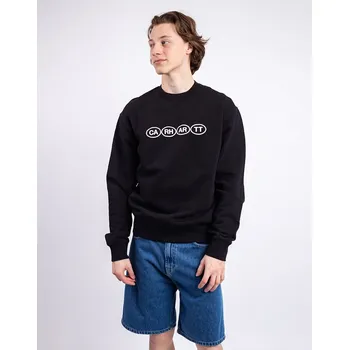 Pánská mikina Carhartt WIP Bumper Sweat Black/White XL