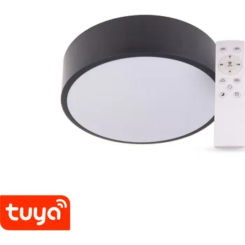 SMART Tuya LED svítidlo RENDO 24W CCT kulaté černé