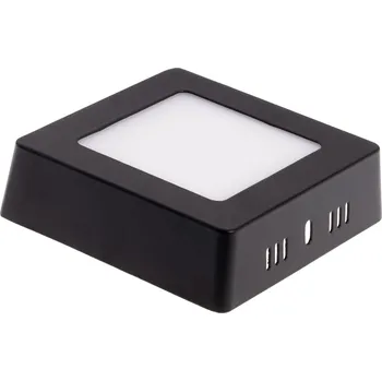 LED panel BPS6 LED panel 6W přisazený černý čtverec