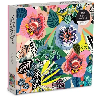 Puzzle Galison puzzle Ztracené v zahradě 500 dílků