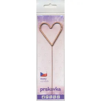 Prskavka Drutep Prskavka srdce - měděné