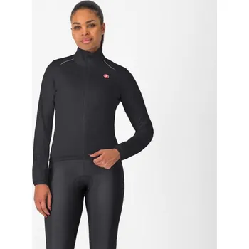 Cyklistická bunda CASTELLI voděodolná bunda - EMERGENCY 3 W RAIN - černá S