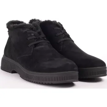 Dámská zimní obuv CAPRICE dámské kotníkové zateplené semišové černé