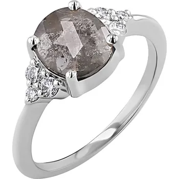 Prsten Prsten se šedým salt and pepper diamantem Agathe