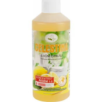 Mycí prostředek Missiva Celestina citrus přípravek na ruční mytí nádobí citrus 250 ml (Silný odmašťovací účinek i ve studené vodě)
