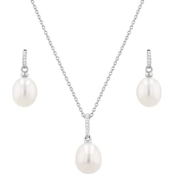 Souprava šperků Zlatá perlová sada s diamanty Dudey