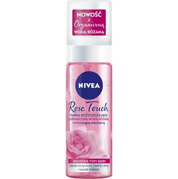 Pleťová kosmetika Nivea Rose Touch čisticí pěna s organickou růžovou vodou 150ml