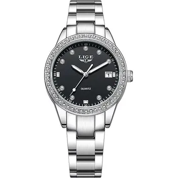 Hodinky LIGE Papillon černé