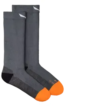 Pánské ponožky Salewa Mountain Trainer Merino Crew Socks pánské ponožky Grey Melange vel. 45-47
