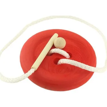 Dřevěná hračka Ulanik Dřevěná hračka "Knoflik" červený