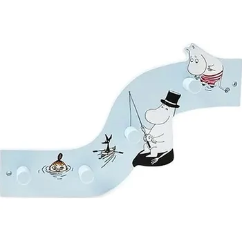 Věšák Kid's Concept Dřevěný věšák s mumínky