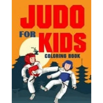 Cizojazyčná kniha Judo for Kids Coloring Book - Media Group, Blue Digital