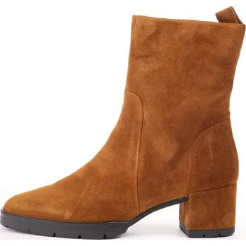 Dámská zimní obuv HOGL dámské kotníkové semiš na zip khaki