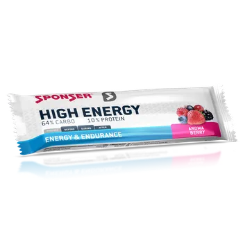 SPONSER HIGH ENERGY BAR 45 g - Energetická tyčinka na závody Příchuť: Banana