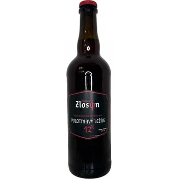 Pivo Pivovar Zlosin Polotmavý ležák 12 0,7l pivovar Zlosin