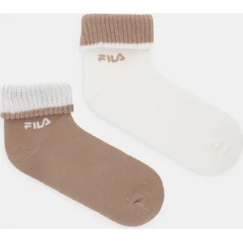 Pánské ponožky Ponožky Fila 2-pack béžová barva, F4428 01X, vel. 39/42