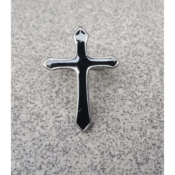 Prsten OCELOVÝ PRSTEN SABBATH BLACK CROSS Velikost: 9