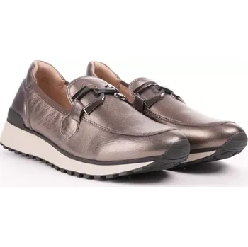 Dámské mokasíny CAPRICE dámské mokasíny metalické šedé