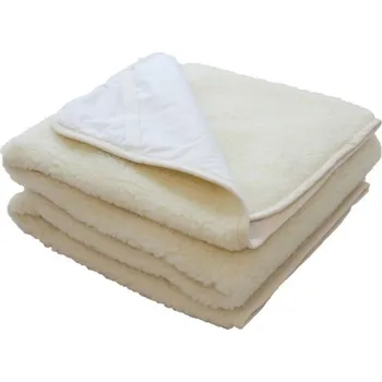 Prostěradlo Vlněné prostěradlo z Tumbler vlny - ecru 140 x 200 cm