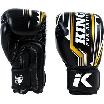 Boxerské rukavice King Pro Boxing boxerské rukavice Spartan 3 - černá/zlatá, KPB/BG SPARTAN 3 14