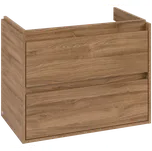 Villeroy & Boch Skyla - Skříňka pod umyvadlo 772x439 mm, 2 zásuvky, Oak Kansas C79600RH