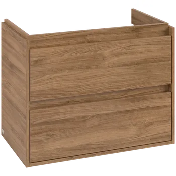 Koupelnový nábytek Villeroy & Boch Skyla - Skříňka pod umyvadlo 772x439 mm, 2 zásuvky, Oak Kansas C79600RH