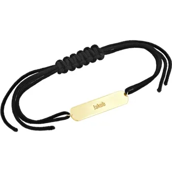 Náramek Pánský provázkový náramek s gravírem Yousef