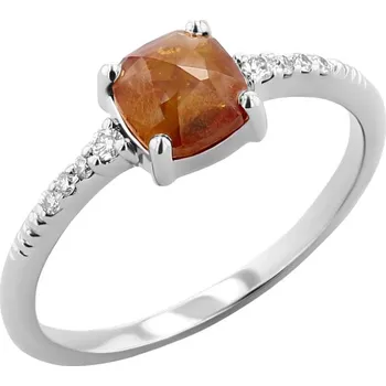 Prsten Prsten se salt and pepper diamantem a lab-grown diamanty Korey