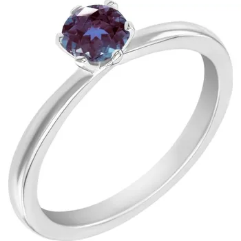Prsten Zásnubní prsten s alexandritem Rabby