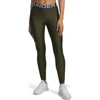 Dámské legíny Dámské kompresní legíny s vysokým pasem Under Armour HG LEGGINGS W zelené 1383559-308 - S | UK 6,5 | US 7
