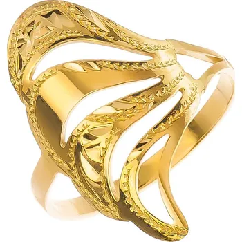 Prsten Argento 72776 Pozlacený stříbrný prsten - s ručním gravírem | Velikost prstenu: 63mm