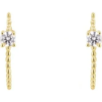 Náušnice Kuličkové náušnice s lab-grown diamanty Muvial