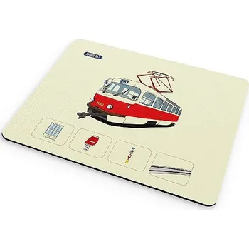 Dopravní svět Podložka pod myš, tramvaj T3