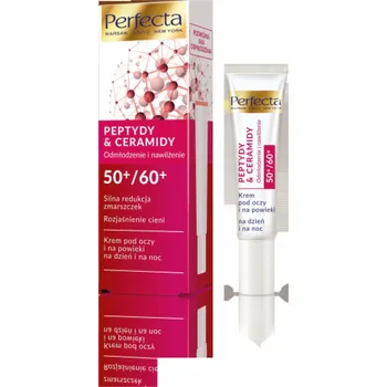 Masážní přístroj Perfecta Peptides & Ceramides 50+ /60+ Oční krém Silná redukce a rozjasnění vrásek 15ml