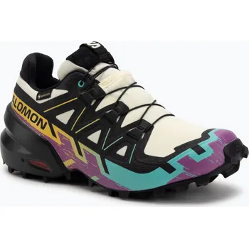 Dámská sportovní obuv Dámské běžecké boty Salomon Speedcross 6 GTX transparent yellow/black/waterfall