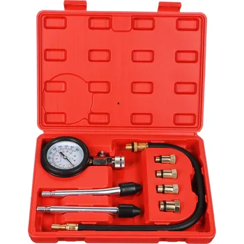 Autoelektronika Sada pro testování komprese benzín. motorů MECHANIC ENGINE TESTER 8, 0-20bar, 8ks SIXTOL