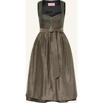 Alissa By Kinga Mathe Dámský Dirndl Elina, tmavě zelená, 32