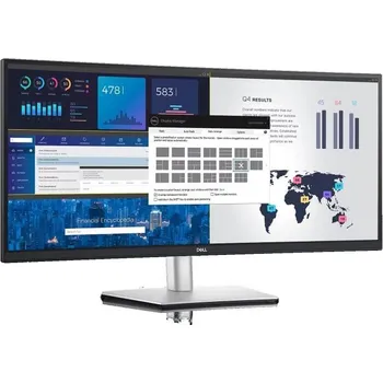 Počítač Dell Professional P3424WEB/LCD 34"/5ms/1000:1/HDMI/DP/USB-C/DOCK/DP/RJ45/WQHD(3440x1440)/IPS panel/zakriveny/cerny