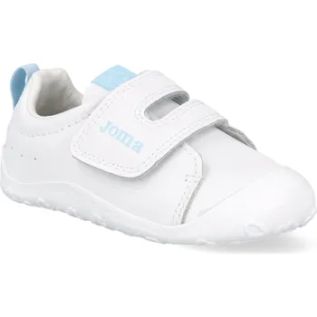 Dívčí obuv Barefoot dětské tenisky Joma - bílé/modré Velikost: 23